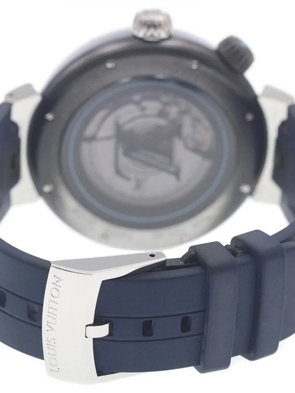 LOUIS VUITTON Tambour Street Diver QA121 Navy Dial Automatic Men's Watch_960018